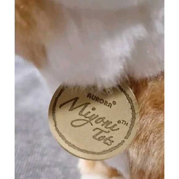 AURORA MIYONI TOTS Orange Tabby Kitten Plush Stuffed Animal Realistic Cat Toy - Picture 5 of 6